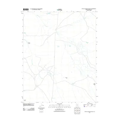 2011 Map of Little Clayhole Valley, 2011 Print