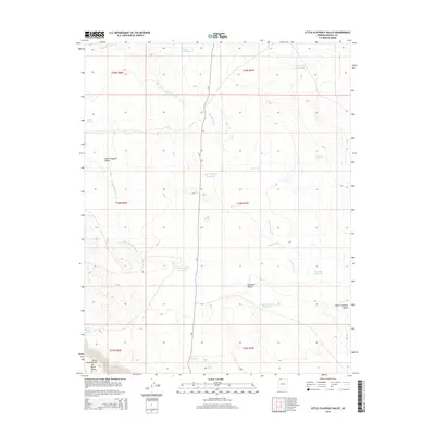 2014 Map of Little Clayhole Valley, 2014 Print