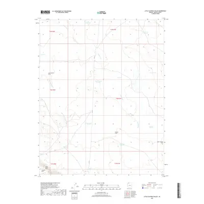 2018 Map of Little Clayhole Valley, 2018 Print