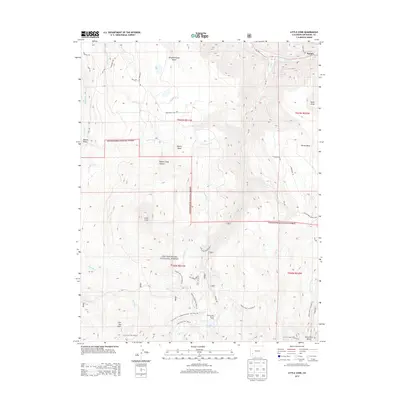 2013 Map of Little Cone, 2013 Print