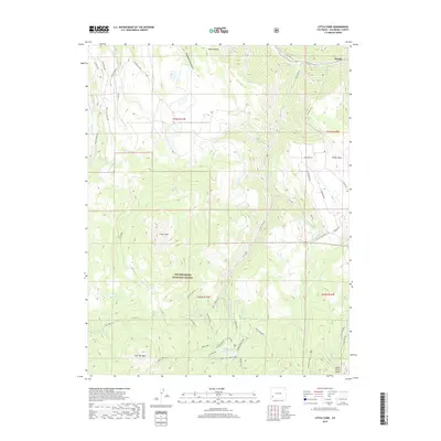 2019 Map of Little Cone, 2019 Print