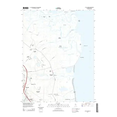 2014 Map of Little Creek, 2014 Print