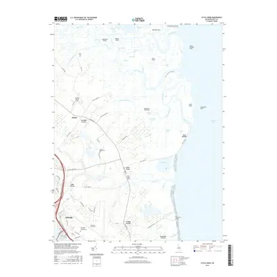 2016 Map of Little Creek, 2016 Print