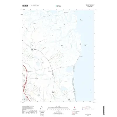 2019 Map of Little Creek, 2019 Print