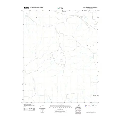 2011 Map of Little Creek Mountain, 2011 Print