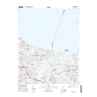2016 Map of Little Creek, 2016 Print