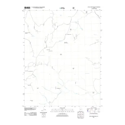 2011 Map of Little Creek Peak, 2011 Print