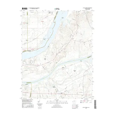 2016 Map of Little Cypress, 2016 Print