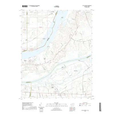 2019 Map of Little Cypress, 2019 Print