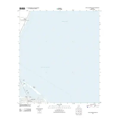 2011 Map of Little Dauphin Island, 2011 Print
