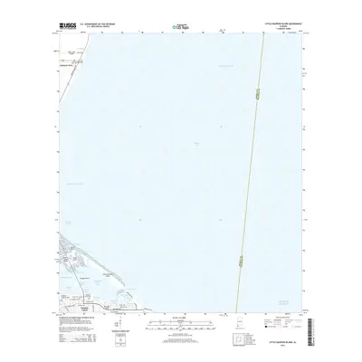 2014 Map of Little Dauphin Island, 2014 Print