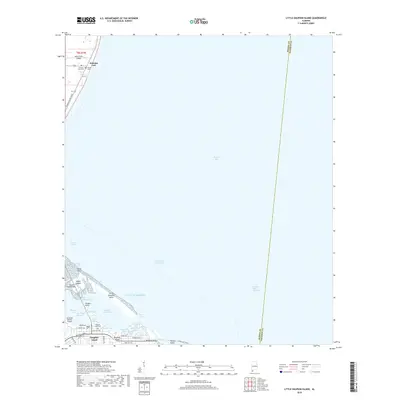 2018 Map of Little Dauphin Island, 2018 Print
