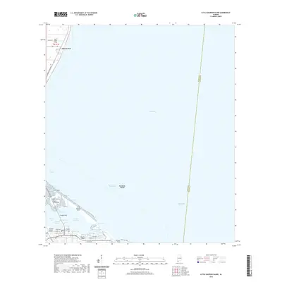 2020 Map of Little Dauphin Island, 2020 Print