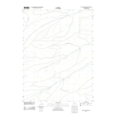 2012 Map of Little Dee Creek, 2012 Print