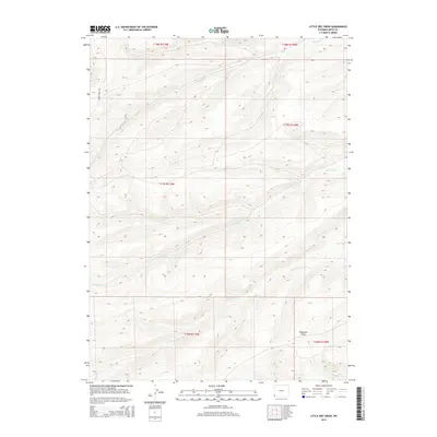 2015 Map of Little Dee Creek, 2015 Print