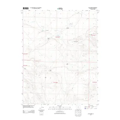 2013 Map of Little Dome, 2013 Print