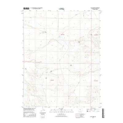 2016 Map of Little Dome, 2016 Print