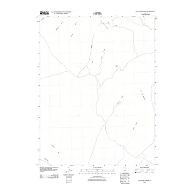 2011 Map of Little Drum Pass, 2011 Print