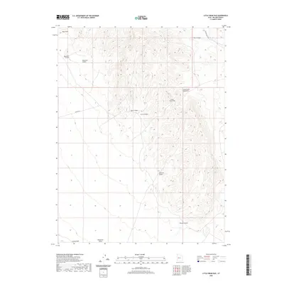 2020 Map of Little Drum Pass, 2020 Print