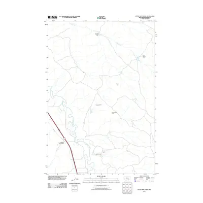 2011 Map of Little Dry Creek, 2011 Print