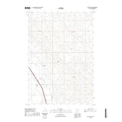 2020 Map of Little Dry Creek, 2020 Print