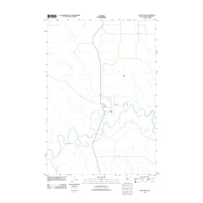2012 Map of Little Eagle, 2012 Print