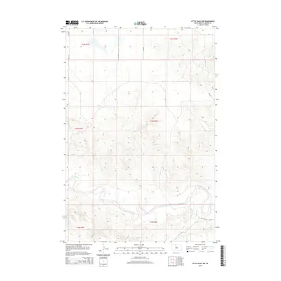 2015 Map of Little Eagle NW, 2015 Print
