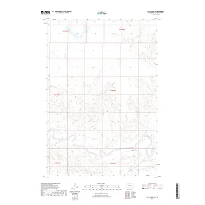 2017 Map of Little Eagle NW, 2017 Print