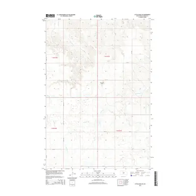 2015 Map of Little Eagle SE, 2015 Print