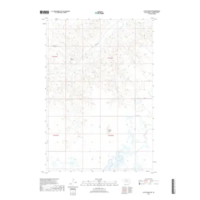 2017 Map of Little Eagle SW, 2017 Print