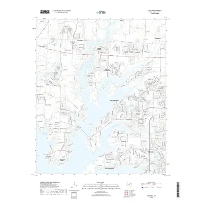 2019 Map of Little Elm, 2019 Print