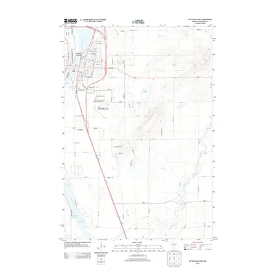 2013 Map of Little Falls East, 2013 Print