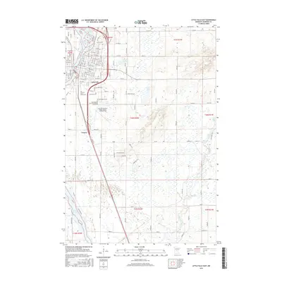 2016 Map of Little Falls East, 2016 Print