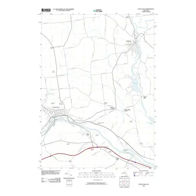 2010 Map of Little Falls, 2010 Print