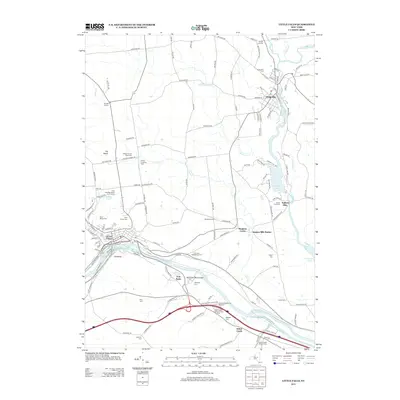 2013 Map of Little Falls, 2013 Print