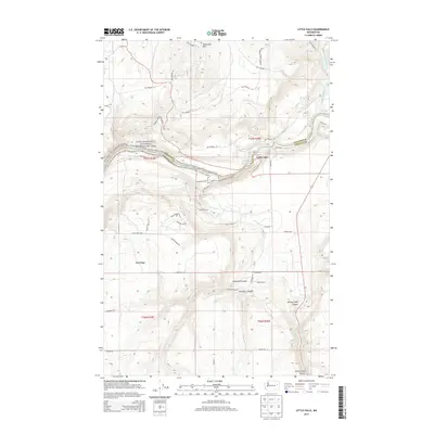 2014 Map of Little Falls, 2014 Print