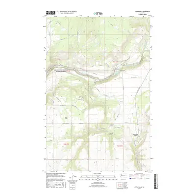 2017 Map of Little Falls, 2017 Print