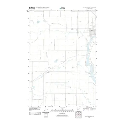 2010 Map of Little Falls West, 2010 Print