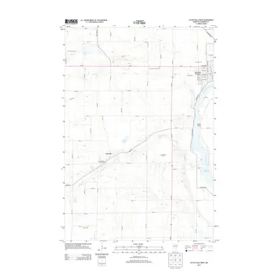 2013 Map of Little Falls West, 2013 Print