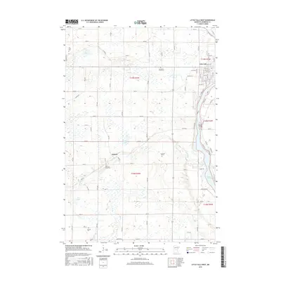 2016 Map of Little Falls West, 2016 Print