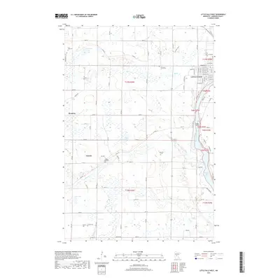 2019 Map of Little Falls West, 2019 Print