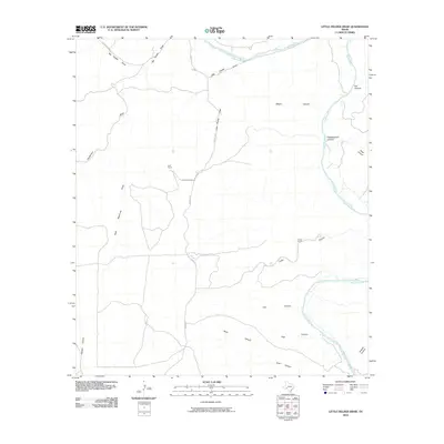 2010 Map of Little Fielder Draw, 2010 Print