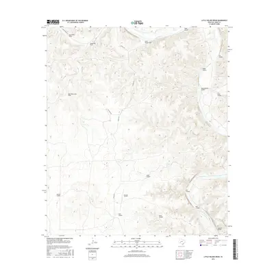 2016 Map of Little Fielder Draw, 2016 Print