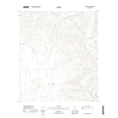 2019 Map of Little Fielder Draw, 2019 Print