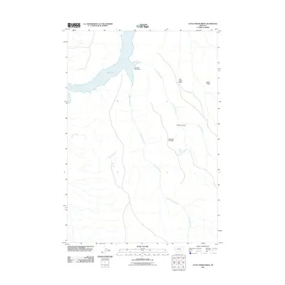 2011 Map of Little Finger Ridge, 2011 Print