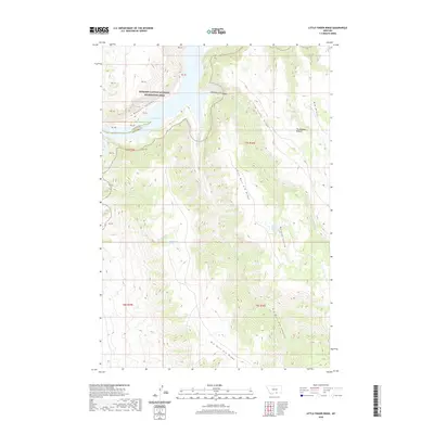2020 Map of Little Finger Ridge, 2020 Print