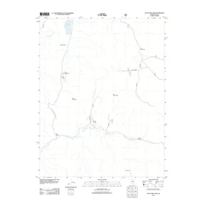 2012 Map of Little Fish Lake, 2012 Print