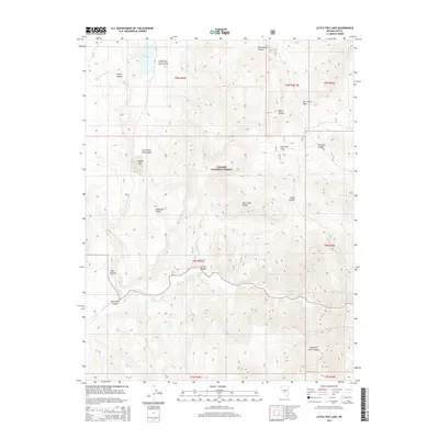 2014 Map of Little Fish Lake, 2014 Print