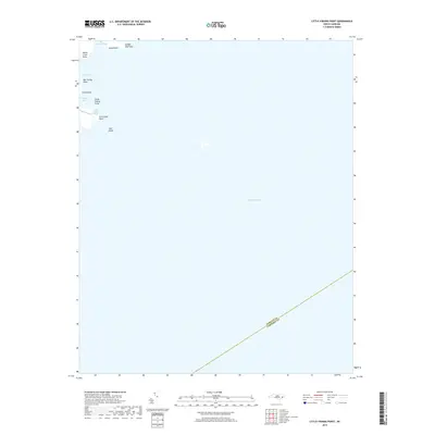 2019 Map of Little Fishing Point, 2019 Print