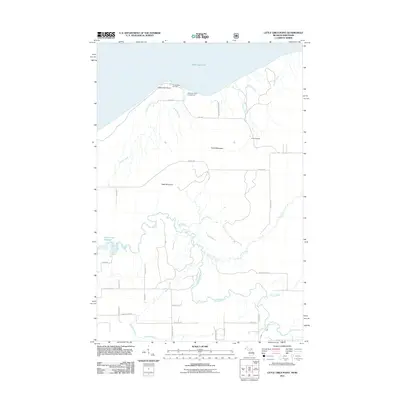 2011 Map of Little Girls Point, 2011 Print